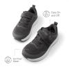 DREAM PAIRS Kids Wide Toe Box Athletic Running Sneakers Breathable Lightweight Casual Tennis Shoes Minimalist for Boys Girls School Sports(Dark Grey)