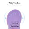 DREAM PAIRS Kids Wide Toe Box Athletic Running Sneakers Breathable Lightweight Casual Tennis Shoes Minimalist for Boys Girls School Sports(Purple)