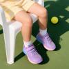 DREAM PAIRS Kids Wide Toe Box Athletic Running Sneakers Breathable Lightweight Casual Tennis Shoes Minimalist for Boys Girls School Sports(Purple)
