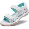 DREAM PAIRS Boys Girls Sandals Kids Athletic Summer Sports Water Shoes for Toddler/Little Kid/Big Kid(Blue/White)