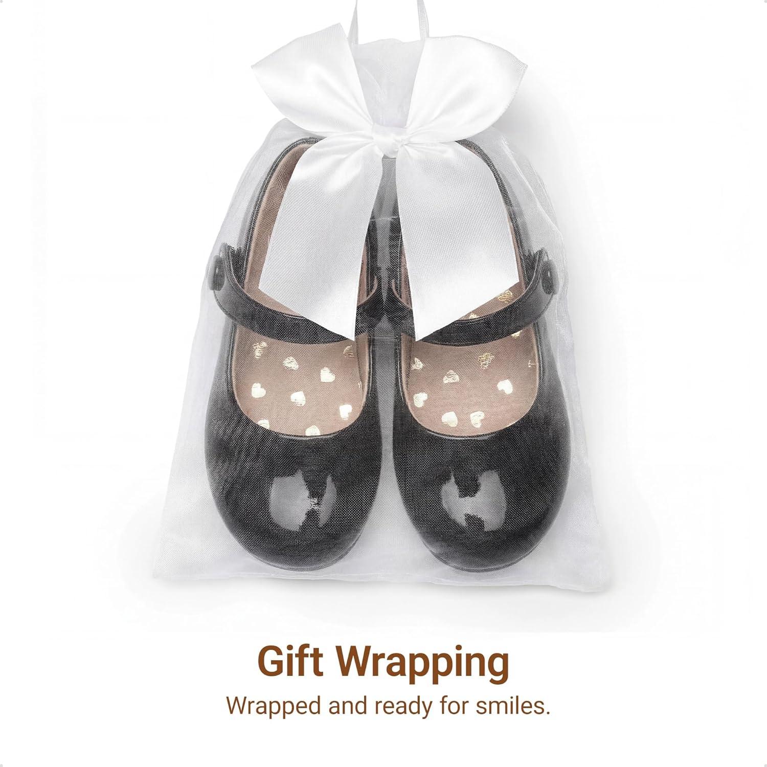 image:imageDREAM PAIRS Toddler Little Girls Mary Jane Dress Shoes Wedding Ballet Flats Round Toe Flower Girl ShoesBlack