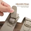 DREAM PAIRS Girls Boys Slides For Kids Non-Slip with Adjustable Straps for Indoor & Outdoor Toddler Little Kid/Big Kid(Beige)