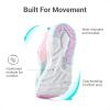DREAM PAIRS Girls Running Shoes Kids Sneakers Tennis ColorBurst Lightweight Casual Walking Shoes(Light Green/Pink)
