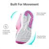 DREAM PAIRS Girls Running Shoes Kids Sneakers Tennis ColorBurst Lightweight Casual Walking Shoes(Pink/Green)