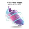 DREAM PAIRS Girls Running Shoes Kids Sneakers Tennis ColorBurst Lightweight Casual Walking Shoes(Purple/Hot Pink)
