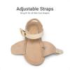 DREAM PAIRS Girls Sandals Fashion Sandal with Adjustable Straps Open-Toe Comfortable Summer Shoes for Toddler Little Kid(Beige)
