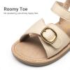 DREAM PAIRS Girls Sandals Fashion Sandal with Adjustable Straps Open-Toe Comfortable Summer Shoes for Toddler Little Kid(Beige)