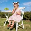 DREAM PAIRS Girls Sandals Fashion Sandal with Adjustable Straps Open-Toe Comfortable Summer Shoes for Toddler Little Kid(Brown)