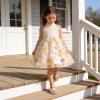 DREAM PAIRS Girls Sandals Fashion Sandal with Adjustable Straps Open-Toe Comfortable Summer Shoes for Toddler Little Kid(Gold)