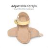 DREAM PAIRS Girls Sandals Fashion Sandal with Adjustable Straps Open-Toe Comfortable Summer Shoes for Toddler Little Kid(Yellow)