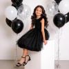 DREAM PAIRS Girls Sandals Low Heel Dress Pump Ankle Strap Flower Wedding Party Shoes for Little Kid/Big Kid(Black)
