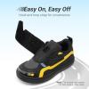 DREAM PAIRS Toddler Boys Sneakers Little Kids Shoes Fun Cartoon Cute Causal Walking Hook and Loop Lightweight(Black)