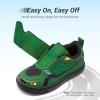 DREAM PAIRS Toddler Boys Sneakers Little Kids Shoes Fun Cartoon Cute Causal Walking Hook and Loop Lightweight(Green)