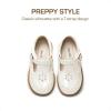 DREAM PAIRS Toddler Little Girl’s Mary Jane Dress Shoes – Ballet Flats for Girl School Uniform Shoes(All White)