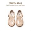 DREAM PAIRS Toddler Little Girl’s Mary Jane Dress Shoes – Ballet Flats for Girl School Uniform Shoes(Nude)
