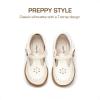 DREAM PAIRS Toddler Little Girl’s Mary Jane Dress Shoes – Ballet Flats for Girl School Uniform Shoes(White)