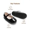 DREAM PAIRS Toddler Little Girls Mary Jane Dress Shoes Wedding Ballet Flats Round Toe Flower Girl Shoes(Black)