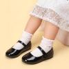 DREAM PAIRS Toddler Little Girls Mary Jane Dress Shoes Wedding Ballet Flats Round Toe Flower Girl Shoes(Black)