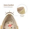 DREAM PAIRS Toddler Little Girls Mary Jane Dress Shoes Wedding Ballet Flats Round Toe Flower Girl Shoes(Gold)