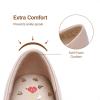 DREAM PAIRS Toddler Little Girls Mary Jane Dress Shoes Wedding Ballet Flats Round Toe Flower Girl Shoes(Nude)
