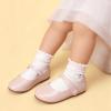 DREAM PAIRS Toddler Little Girls Mary Jane Dress Shoes Wedding Ballet Flats Round Toe Flower Girl Shoes(Nude)