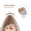 DREAM PAIRS Toddler Little Girls Mary Jane Dress Shoes Wedding Ballet Flats Round Toe Flower Girl Shoes(Silver)