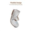 DREAM PAIRS Toddler Little Girls Mary Jane Dress Shoes Wedding Ballet Flats Round Toe Flower Girl Shoes(Silver)