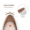 DREAM PAIRS Toddler Little Girls Mary Jane Dress Shoes Wedding Ballet Flats Round Toe Flower Girl Shoes(White)