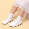 DREAM PAIRS Toddler Little Girls Mary Jane Dress Shoes Wedding Ballet Flats Round Toe Flower Girl Shoes(White)