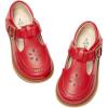DREAM PAIRS Toddler Little Girl’s Mary Jane Dress Shoes – Ballet Flats for Girl School Uniform Shoes(Red)