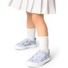 DREAM PAIRS Kid Toddler Sneakers Boys Girls Canvas with Cartoon Dual Hook and Loops for School Walking(Light Blue/Pink)