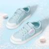 DREAM PAIRS Toddler Girls Sneakers Lightweight Comfortable Hook and Loop Casual Walking Cartoon Cute Little Kids Shoes(Blue)