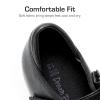 DREAM PAIRS Kids Tap Shoes for Girls Dance Shoes Boys Easy Strap Tap Mary Jane PU Leather for Toddler/Little Kid/Big Kid(Black-pu)