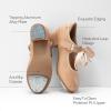 DREAM PAIRS Kids Tap Shoes for Girls Dance Shoes Boys Easy Strap Tap Mary Jane PU Leather for Toddler/Little Kid/Big Kid(Tan)