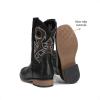 DREAM PAIRS Boys Cowboy Boots Kids Classic Western Boots Square Toe Girls Cowgirl Boots for Toddler/Little Kid/Big Kid(Black)