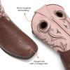 DREAM PAIRS Boys Cowboy Boots Kids Classic Western Boots Square Toe Girls Cowgirl Boots for Toddler/Little Kid/Big Kid(Pink)