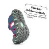 DREAM PAIRS Boys Girls Closed-Toe Outdoor Summer Sport Sandals for Toddler/Little/Big Kid(Blue/Fuchsia/Mint)