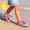 DREAM PAIRS Boys Girls Closed-Toe Outdoor Summer Sport Sandals for Toddler/Little/Big Kid(Hot Pink)