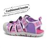 DREAM PAIRS Boys Girls Closed-Toe Outdoor Summer Sport Sandals for Toddler/Little/Big Kid(Purple/Light/Purple)