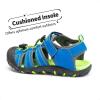 DREAM PAIRS Boys Girls Closed-Toe Outdoor Summer Sport Sandals for Toddler/Little/Big Kid(Royal/Blue/Green)