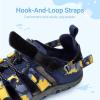 DREAM PAIRS Boys Girls Outdoor Athletic Sport Sandals Summer Hiking Beach Casual Closed Toe Rainbow Multicolor for Toddler/Little/Big Kids(Dark Blue/Camo)