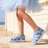 DREAM PAIRS Toddler Boys Girls Sport Sandals Cute Breathable Lightweight Outdoor Play Casual Closed Toe Hook and Loop for Toddlers/Little/Big Kids(Light Blue)