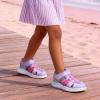 DREAM PAIRS Toddler Boys Girls Sport Sandals Cute Breathable Lightweight Outdoor Play Casual Closed Toe Hook and Loop for Toddlers/Little/Big Kids(Purple)