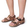 DREAM PAIRS Men’s Sandals Hiking Water Beach Sport Outdoor Athletic Arch Support Summer Sandals(All Brown)