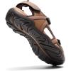 DREAM PAIRS Men’s Sandals Hiking Water Beach Sport Outdoor Athletic Arch Support Summer Sandals(All Brown)