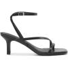 DREAM PAIRS Women’s Low Kitten Heels Strappy Open Square Toe Ankle Strap Sexy Fashion Comfort Dress Shoes Party Heeled Sandals(Black)