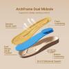 DREAM PAIRS Women’s Comfortable Cork Sandals Suede Leather Insole Slides Arch Support Walking Sandals(Black)