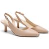 DREAM PAIRS Women’s Kitten Heels Slingback Closed Pointed Toe Low Pumps Shoes Women Party Wedding Sexy Casual Dress Shoes(Nude)