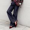DREAM PAIRS Women’s Kitten Heels Slingback Low Closed Toe Comfortable Pumps Pointed Toe Wedding Party Elegant Dress Shoes(Burgundy)