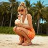 DREAM PAIRS Women’s Platform Water Sandals Adjustable Lightweight Waterproof Summer Beach Wedge Chunky Sandals(Camel)